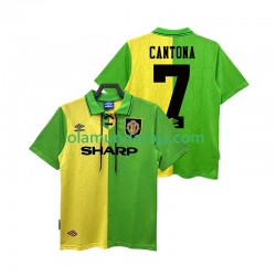 Camisola Manchester United CANTONA 7 1992 Retro Homem Equipamento Segundo 1994 Manga Curta